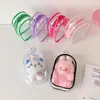 Bolsa Portabebê Simples em PVC Estilo Coreano, Essencial para Viagem, Bolsa para Guardar Bonecas, Bolsa Pingente de Mochila, Bolsa de Boneca de Algodão
