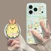 Criaturas de Esquina Adecuadas para Funda de iPhone 18 Pro Max 14 Linda 15 Lunares 16 Funda de Teléfono Apple 17 con Soporte
