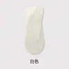 Calcetines Cortos de Encaje Fino de Verano 2026 para Mujer Antideslizantes de Seda de Hielo Sin Costuras Transpirables Hasta la Mitad de la Pantorrilla Calcetines de Cristal