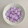 Cuentas de Flor UV de Color Sólido de Alta Calidad Acrílico DIY Cadena para Teléfono Colgante Encanto para Bolso Accesorios Materiales Venta al Por Mayor