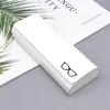 Nuevo Estuche Sencillo de Cuero de Alta Gama para Lentes, Estuche para Lentes para Miopía Antipresión, Caja de Almacenamiento para Lentes de Moda de Gran Capacidad