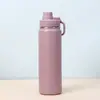 Copo Térmico de Aço Inoxidável 304 Transfronteiriço para Uso Externo, Grande Capacidade, Chaleira de Água para Montanhismo, Cor Pura Simples, Bolsa a Vácuo, Chaleira Espacial