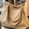 Bolsa casual de grande capacidade, bolsa de ombro feminina, moda verão, simples, bolsa tote de lona, bolsa escolar para estudantes universitários