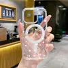 Producto Popular de Sitio Web Independiente: Funda de Teléfono Transparente de Acrílico con Diseño de Cielo Estrellado Soñador, Simple, Anti-Caídas, para Apple 17Pm/15Pro