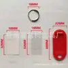Etiqueta de Clasificación de Plástico Colorida Señal para Hotel Almacén Habitación Candado Etiqueta de Equipaje Accesorios Colgante Barril
