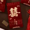 Envelope Vermelho de Presente 2026 Novo Modelo Boa Sorte Universal Casamento Lembrança Dinheiro da Sorte Estampagem Dourada Dez Mil Yuan Envelope Vermelho