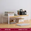 Estantería de escritorio para dropshipping, pequeña, simple, para dormitorio, estante de almacenamiento de hierro, estante de oficina, almacenamiento de mesa, sala de estar