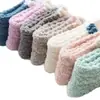 Calcetines de Coral Fleece para Embarazadas para Mujer, Calcetines Gruesos de Toalla para el Piso de Otoño e Invierno, Calcetines Largos de Media Pantorrilla para Dormir Cálidos