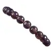 Pulsera morada ahumada joyería barata vidrio opaco transfronteriza popular comercio exterior exportación cuentas redondas de 8MM