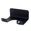 Secador de cabelo, rack, vaso sanitário não perfurado, suporte para secador de cabelo montado na parede, rack de armazenamento RAM para banheiro