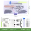 Carimbo de Madeira Venda Quente Transfronteiriça Carimbo Multiespecificação Conjunto de Dedos com Agulha Conjunto Combinado Ferramenta de Carimbo DIY para Feltro de Lã Fácil de Feltar