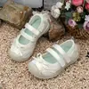 Zapatos de Ballet Plateados para Niñas de Suela Blanda, Zapatos Deportivos de Malla para Niños, Nuevo Estilo Delgado de Verano 2026 Zapatos Transpirables de Malla de Princesa