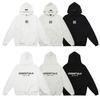 Essentials de Alta Qualidade Hhh Moletom com Capuz de Outono e Inverno com Letras de Silicone Multithread High Street Americano Masculino e Feminino