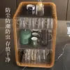 Estante de Almacenamiento de Tazas a Prueba de Polvo Lujo Ligero Alto Valor Apilable Transparente Sala de Estar Oficina Escritorio Gabinete Soporte para Tazas