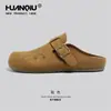 Ilustração Global Sandálias Birkenstock Masculinas Primavera/Verão 2026 Novas Meias-Sapatos Slip-On Fechadas Estilo Old Money Mules