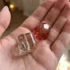 Cristal Súper Siete Negro Dorado Natural Forma de Cubo de Azúcar Encanto Versátil Irregular Pulsera Multipiedra DIY Cristales de Cabello Irregulares Cuentas Sueltas