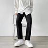 [Explosiones de SHOPEE] Pantalones de Traje Casual Ligeros de Pierna Ancha con Caída, Tubo Recto Holgado para Hombre Transfronterizos