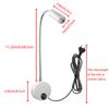Foco LED de Manguera 220V Enchufe Estándar Americano y Europeo Lámpara de Pared de Manguera con Foco Lámpara de Lectura de Manguera de Noche Lámpara de Cuello de Cisne