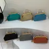 Bolsa de Ombro Simples Shell Nova Moda Primavera e Verão 2025 Bolsa com Corrente Moda Bolsa Transversal Casual Feminina