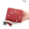 2023 Nova Linda Menina Compacta Mini Multifuncional Exquisita Casual Pequena Carteira de Moedas Porta-Cartões Pequeno