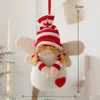 Decoración Navideña Escena Arreglo de Árbol Suministros Festivos Disfraz de Anciano Joyería Tela Colgante Pequeño Accesorios de Ángel