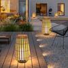Luzes solares externas Luzes de jardim Luzes de vime para terraço externo Luzes portáteis para atmosfera Luzes de jardim Luzes de gramado para vila