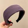 Diadema de Copa Alta y Ala Ancha para Mujer 2026 Nuevo Estilo Hace que la Cara Parezca Más Pequeña No Aprieta la Cabeza Diadema Otoño Invierno Lavado de Cara Presionar el Cabello Pinza para el Cabello Accesorios para el Cabello