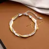 Pulseira de pérolas para todas as ocasiões da Coreia do Sul para mulheres estilo ins nicho aço titânio de alta qualidade pulseira de casal joias atacado