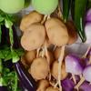 Verduras Simuladas, Pimientos, Papas Falsas, Maíz, Ajo, Cacahuates, Calabazas, Cuerdas para Colgar, Modelos de Decoración para Restaurante de Patio de Granja