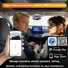Cámara de salpicadero de alta definición de 3.5 pulgadas y cuatro canales transfronteriza con conexión Wifi, visión nocturna de alta definición, grabadora de coche gran angular