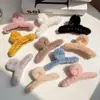 Diadema de Orejas de Conejo de Peluche de 13 cm al por Mayor Nueva Conejo de Pelo Largo Diadema para Lavado de Cara de Mujer Accesorio de Cabello Lindo Promocional para Microempresa