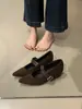 Zapatos Mary Jane con Plataforma para Mujer 2026 Otoño Nuevos de una Sola Correa con Falda Zapatos de Noche Corte Bajo Pisos Estampado de Leopardo