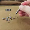 Tornillo Agarrador de Bolas Pinza de Cuatro Garras Acero de Titanio Tapón para el Oído de Bola Hebilla Giratoria de Tornillo Accesorios Pendientes Pendientes para Mujer Fácil de Usar