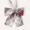Uniforme escolar estilo japonés con cuello floral pequeño, corbata de lazo Jk, traje de marinero holgado con corbata de lazo