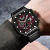 Reloj Deportivo Lige/Lige Transfronterizo Octagonal para Hombre Multifuncional Impermeable con Calendario Luminoso