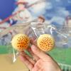 Atividade Criativa de Aula: Brinquedo Realista de Apertar Casca de Laranja, Brinquedo Squishy de Queijo para Alívio do Estresse, Brinquedo de Apertar Biscoito de Morango para Alívio do Estresse