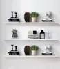 Estantería Colgante Decoración de Pared para Sala de Estar Estante de Pared Colgante sin Fijación a la Pared Dormitorio Se Puede Pedir con Estante de Partición de Una Palabra Perforado