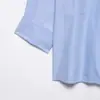 Ropa de Mujer al por Mayor Transfronteriza Estilo Europeo y Americano Primavera 2026 Nueva Moda Sencilla Camisa de Popelina Holgada Estilo Bolsillo