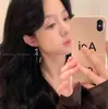 Pendientes de Estrella con Lazo Plateado y Estampado de Leopardo Pendientes de Diseño de Nicho para Mujer Pendientes Únicos Pendientes Súper Bonitos