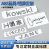 Moldagem por Injeção de ABS Vários Tipos de Emblemas de Carro Galvanizados, Placas de Alumínio para Carro, Placas de Identificação, Placas de Licença para Veículos Elétricos, Logos Personalizados em Estoque