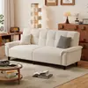 Sofá Cama Plegable Multifuncional Todo en Uno de Doble Uso para Sala de Estar, Habitación de Alquiler, Oficina, Sofá de Cuero Anti-Arañazos para Gatos