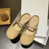 Mules Cerradas de Moda con Pedrería para Mujer, Nuevas Sandalias Planas Estilo Francés Suave tipo Hada para Verano-Otoño 2026