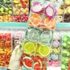 Presilhas Divertidas de Pitaya, Limão e Melancia para Crianças, Grampos Criativos para Meninas, Presilhas de Franja para Estudantes