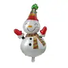 Decoraciones navideñas Globos de película de aluminio navideños Papá Noel Ciervo navideño Muñeco de nieve Globos de decoración de pingüino