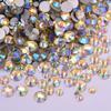 Strass de Tamanhos Mistos Ss3-Ss16 com Verso Plano para Capas de Celular, Strass de Vidro Cristal DIY para Arte de Unhas Criativa, Acessórios Decorativos Mistos