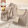 Atacado de fábrica terno de roupa íntima térmica de pele de mink, caxemira e seda masculino e feminino roupas de outono calças de outono amantes outono e inverno
