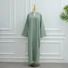 Talla Grande Color Sólido Cuello en V Holgado Casual Color Sólido Lr1126