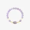Pulsera de Amatista Natural Imitación, Pulsera de Cristal Amarillo para Mujer, Joyería Pixiu Atrae Riqueza, Regalo para Novia, Regalo para Mejor Amiga, Regalo de Cumpleaños