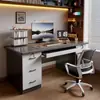 Escritorio de oficina, dormitorio de apartamento pequeño, escritorio para computadora de escritorio, diseño simple y moderno, adecuado para trabajadores de oficina, escritorio de estudio, escritorio para el hogar, escritorio de estudio para estudiantes