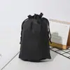 Cordão de cordão bolso com cordão roupas sapatos bolsa de armazenamento de viagem meias transparentes foscas embalagem plástica para sapatos em estoque atacado